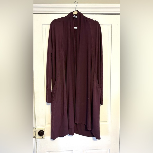 Pranayama Athleta Long Wrap Sweatshirt Cardigan | Medium | NWOT - Picture 8 of 10